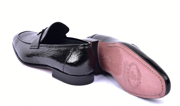 Corrente Vita Leather Loafer - Black