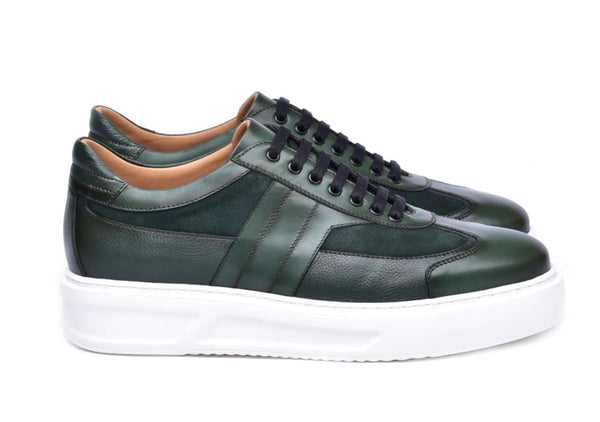 Corrente Calfskin Sneaker - Green