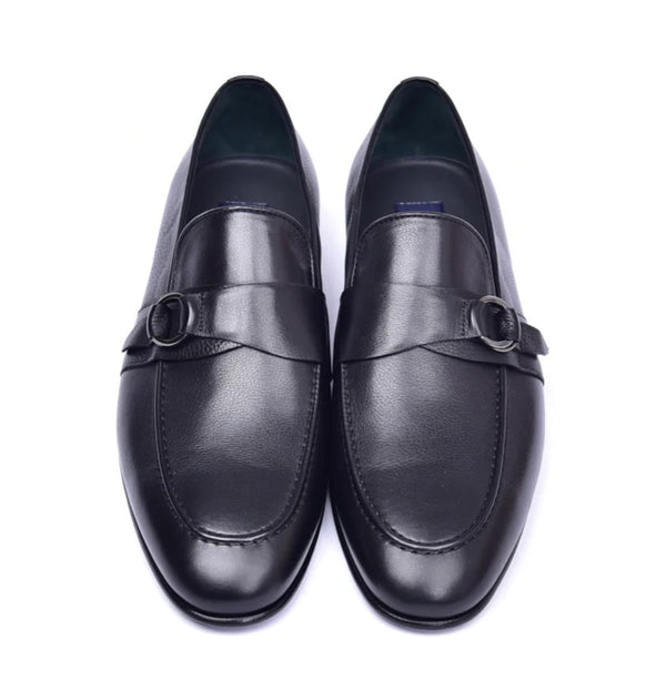 Corrente Leather Loafer - Black