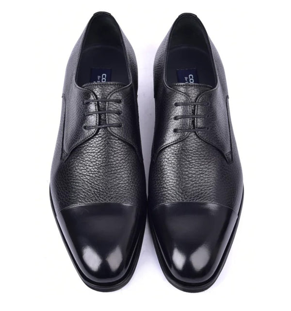 Corrente Deerskin Oxford - Black