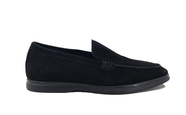 Carrucci Suede Loafer - Black