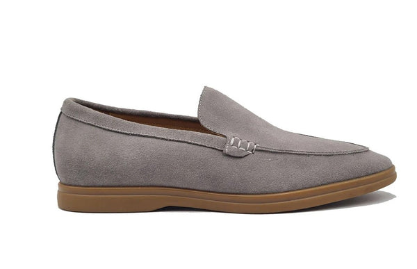 Carrucci Suede Loafer - Grey