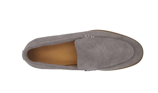 Carrucci Suede Loafer - Grey