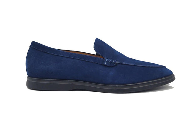 Carrucci Suede Loafer - Navy