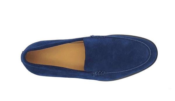 Carrucci Suede Loafer - Navy