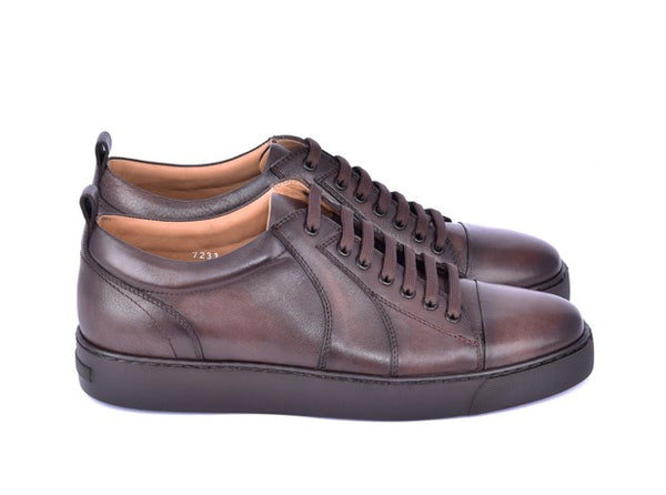 Corrente Calfskin Sneaker - Brown