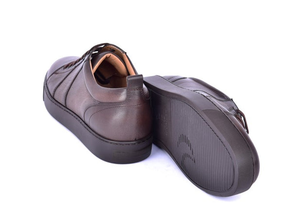 Corrente Calfskin Sneaker - Brown