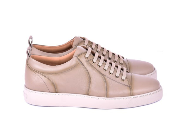Corrente Calfskin Sneaker - Taupe