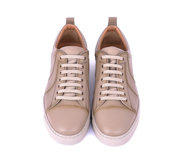 Corrente Calfskin Sneaker - Taupe
