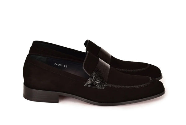 Corrente Suede Loafer - Black