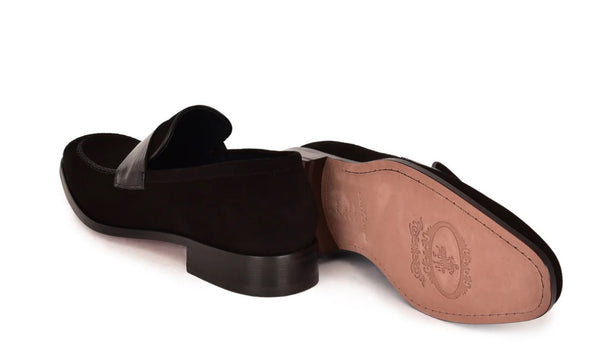 Corrente Suede Loafer - Black