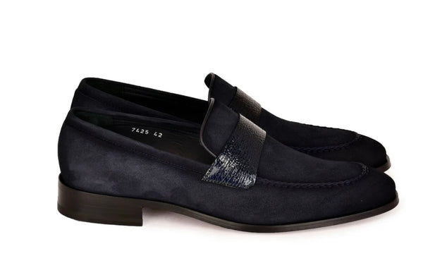 Corrente Suede Loafer - Navy
