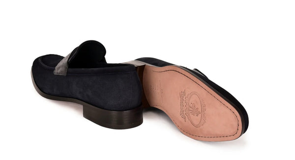 Corrente Suede Loafer - Navy