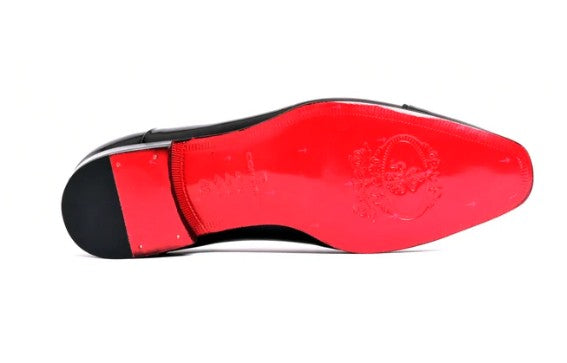 Corrente Patent Leather Cap Toe Oxford - Black
