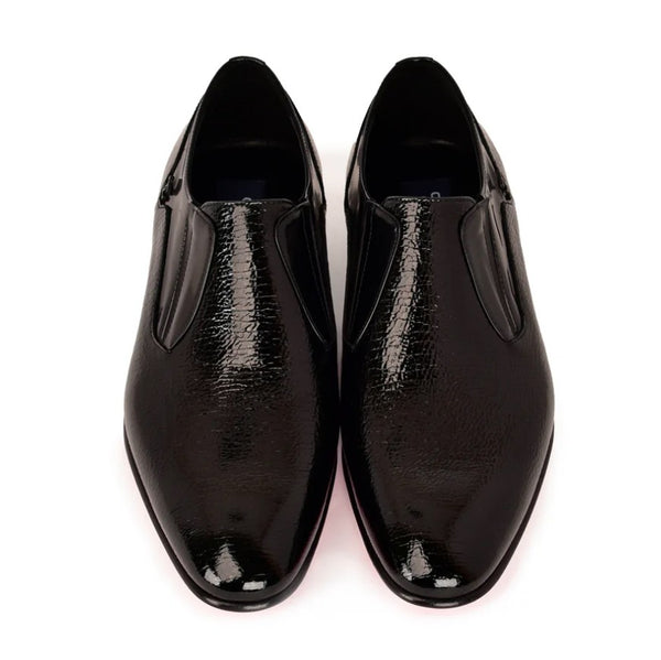 Corrente Leather Slip-On - Black