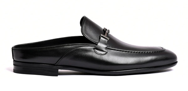 Corrente Leather Mule - Black