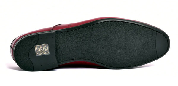Corrente Leather Mule - Burgundy