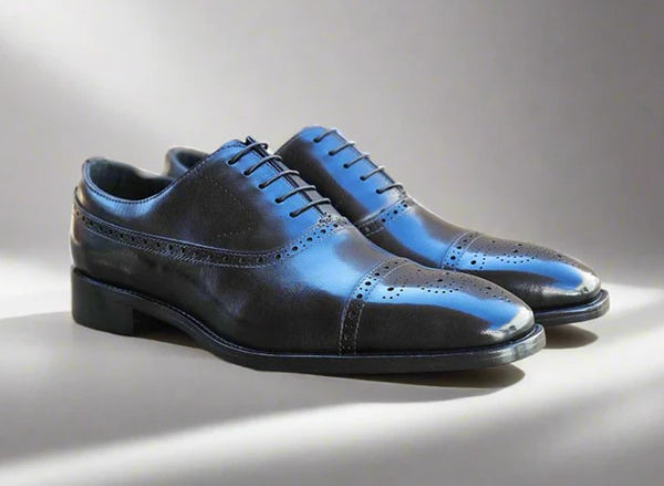 Carrucci Calfskin Shoe - Black