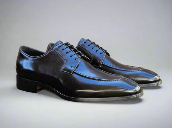 Carrucci Calfskin Split Toe Shoe - Black