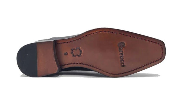 Carrucci Calfskin Split Toe Shoe - Cognac