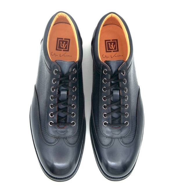 Ugo Vasare Calfskin Oxford - Charcoal