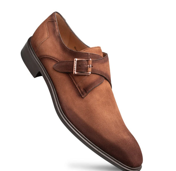 Mezlan Albini Suede Monkstrap - Sport