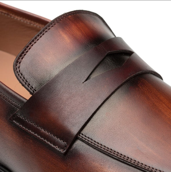 Mezlan Avenue Loafer - Cognac/Rust