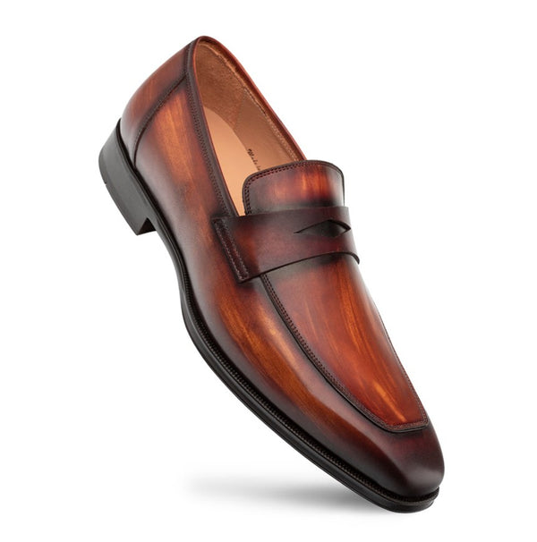 Mezlan Avenue Loafer - Cognac/Rust