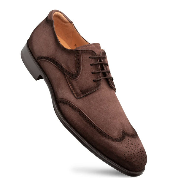 Mezlan Benante Suede Derby - Brown