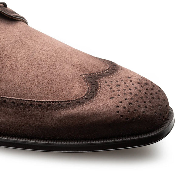 Mezlan Benante Suede Derby - Brown