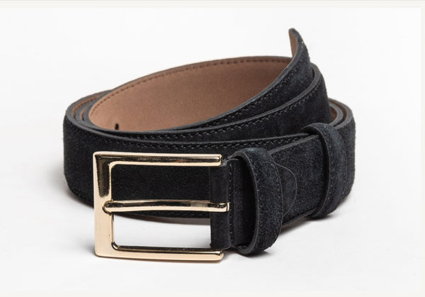 C Collection Suede Loafer - Black