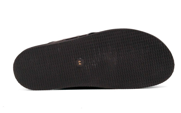 C Collection Boca Calfskin Sandal - Black
