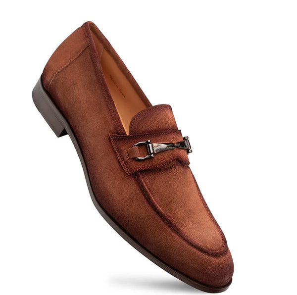 Mezlan Bracco Suede Loafer - Tan