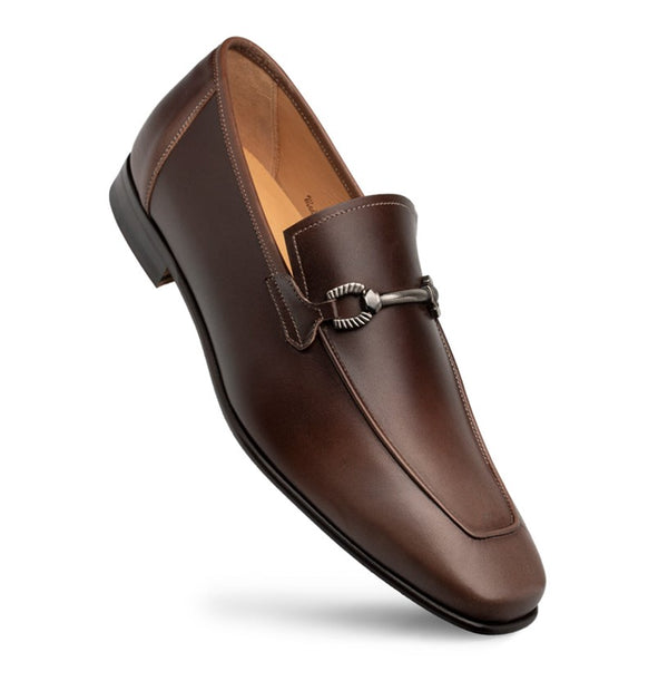 Mezlan Calfskin Loafer - Taupe/Brown