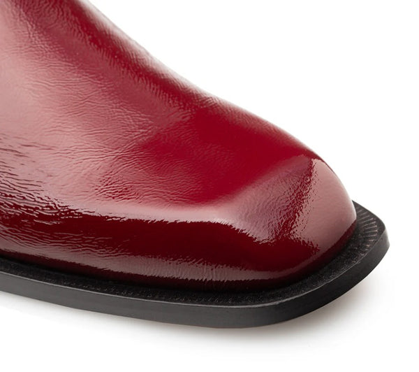 Mezlan Hi Shine Buscemi Boot - Burgundy