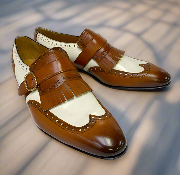 Ugo Vasare Calfskin Loafer - Camel/Cream