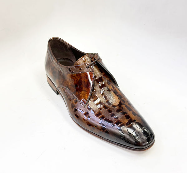 C Collection Leather Slip On - Brown