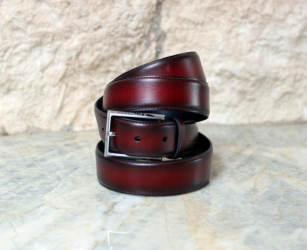 Maurice Calfskin Chelsea Boot - Burgundy