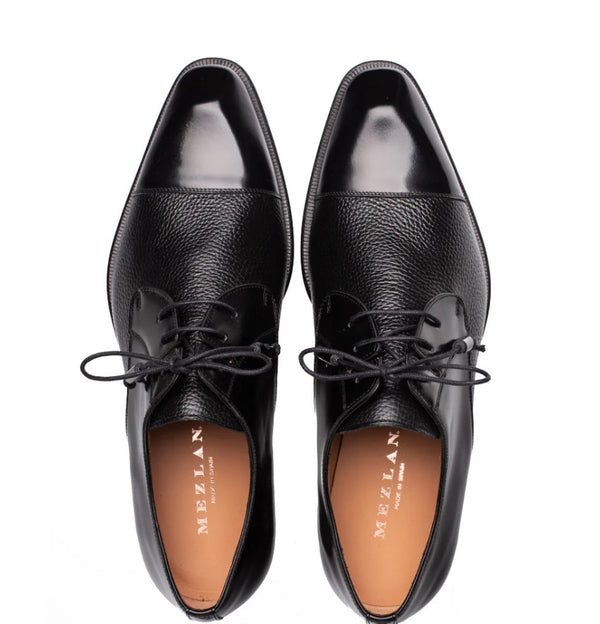 Mezlan Calfskin Oxford - Black