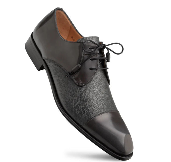 Mezlan Capello High Shine Derby - Grey