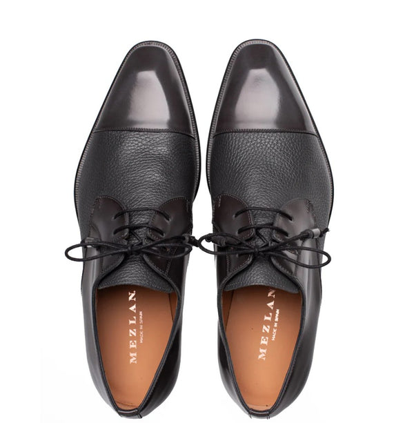 Mezlan Capello High Shine Derby - Grey