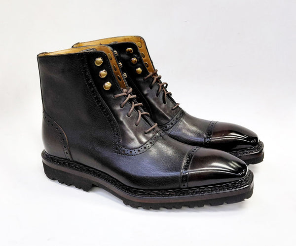 Ugo Vasare David Calfskin Boot - Brown