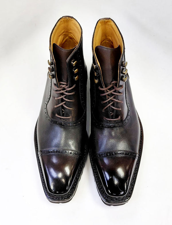 Ugo Vasare David Calfskin Boot - Brown