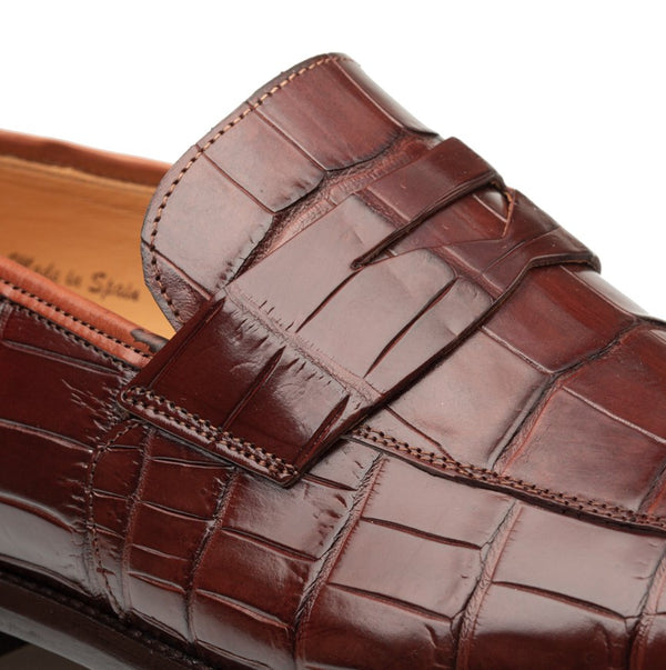 Mezlan Piccolo Alligator Penny Loafer - Sport