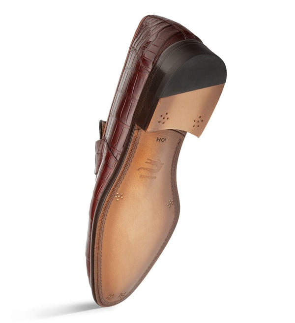 Mezlan Piccolo Alligator Penny Loafer - Sport