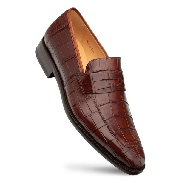 Mezlan Piccolo Alligator Penny Loafer - Sport