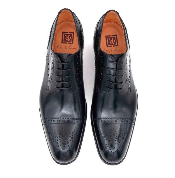 Ugo Vasare Gaelic Leather Oxford - Black
