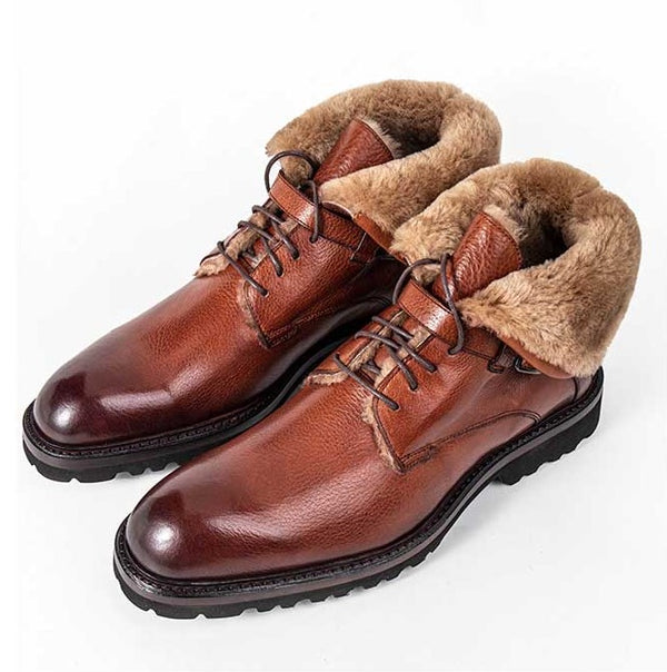 Ugo Vasare George Leather Boot - Tan