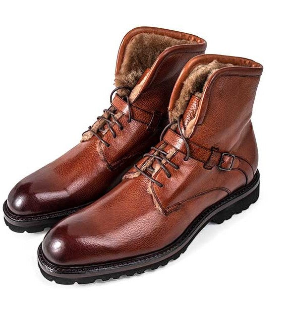 Ugo Vasare George Leather Boot - Tan