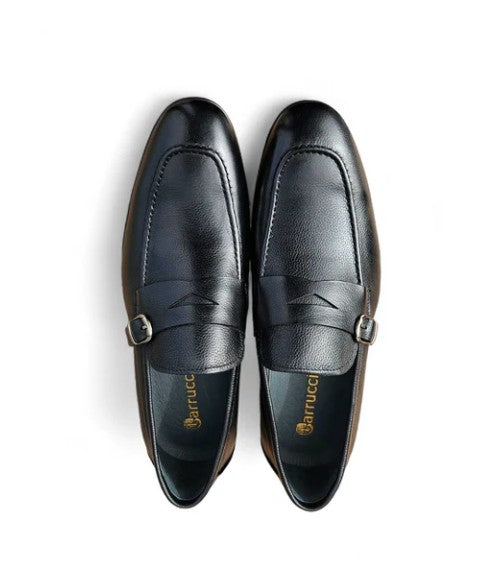 Carrucci Grant Buckle Loafer - Black